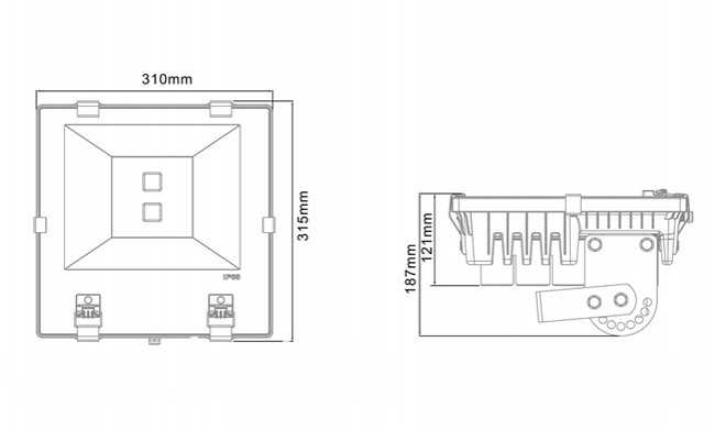 LED Outdoor Light 120W LED Flood Light 5 Years Warranty